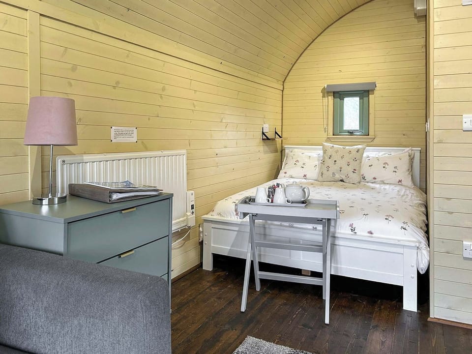 Double bedroom | Willow Pod - Barnharrow Holiday Pods, Newton Stewart