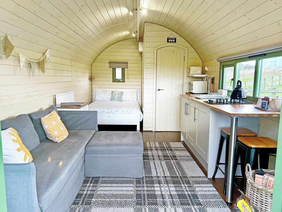 Open plan living space | Willow Pod - Barnharrow Holiday Pods, Newton Stewart