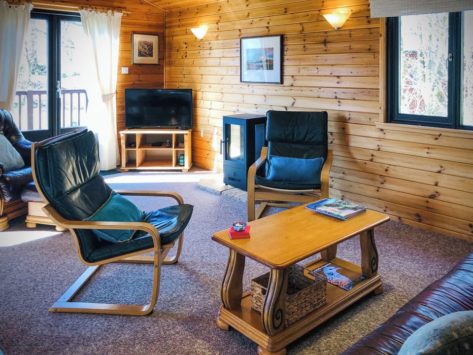 Open plan living space | Hawthorn Lodge - Resipole Park Holidays, Acharacle, near Ardnamurchan