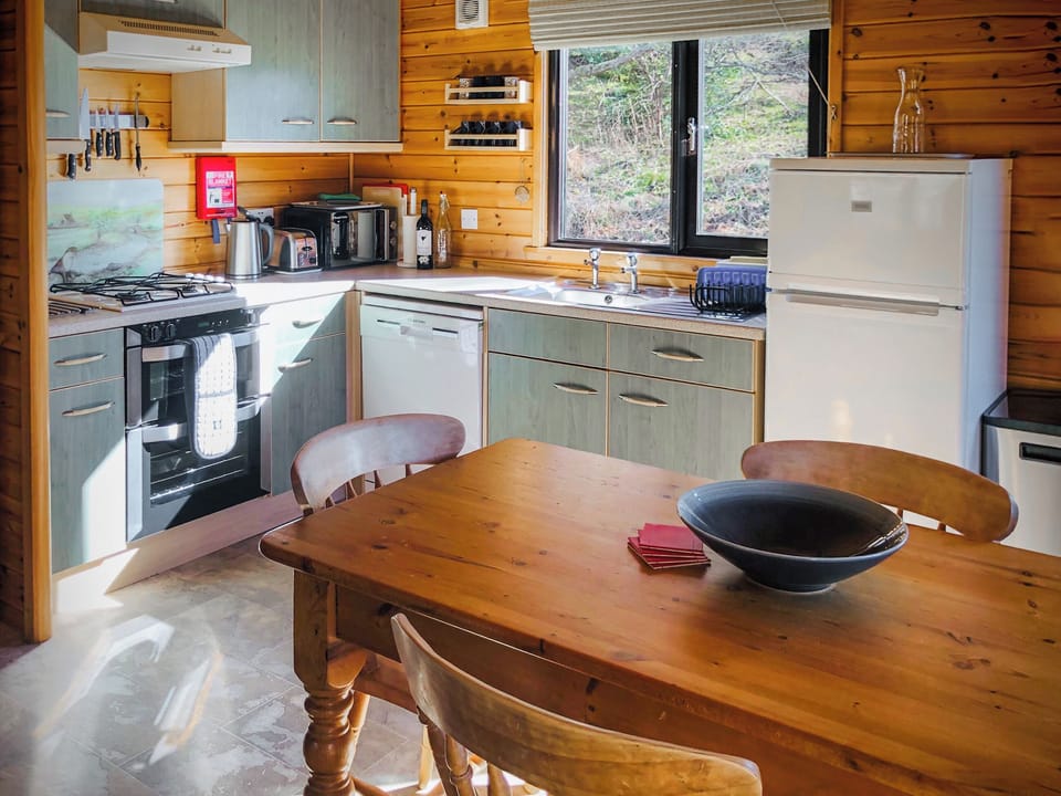 Kitchen/diner | Hawthorn Lodge - Resipole Park Holidays, Acharacle, near Ardnamurchan