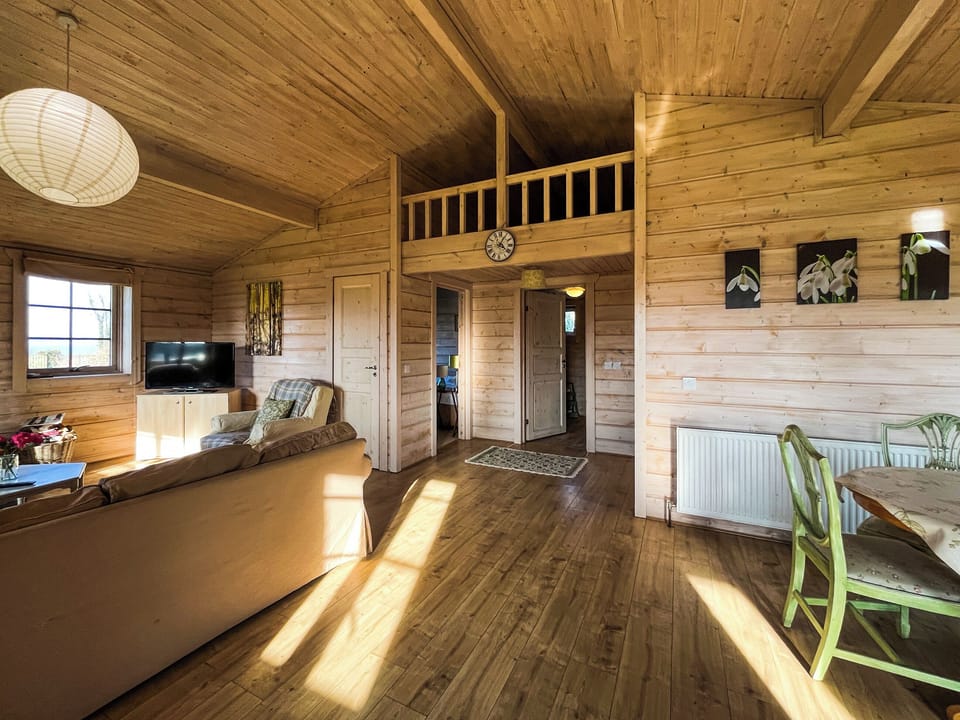 Open plan living space | Skylark Lodge - Arbigland Farm, Dumfriesshire