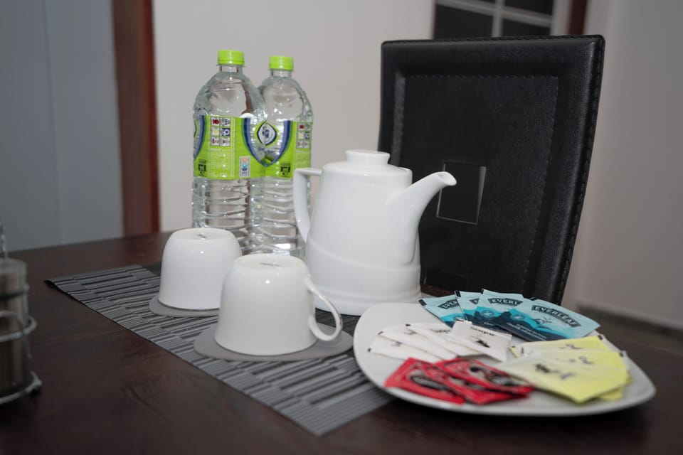 Deluxe Studio, Balcony | Food and drink
