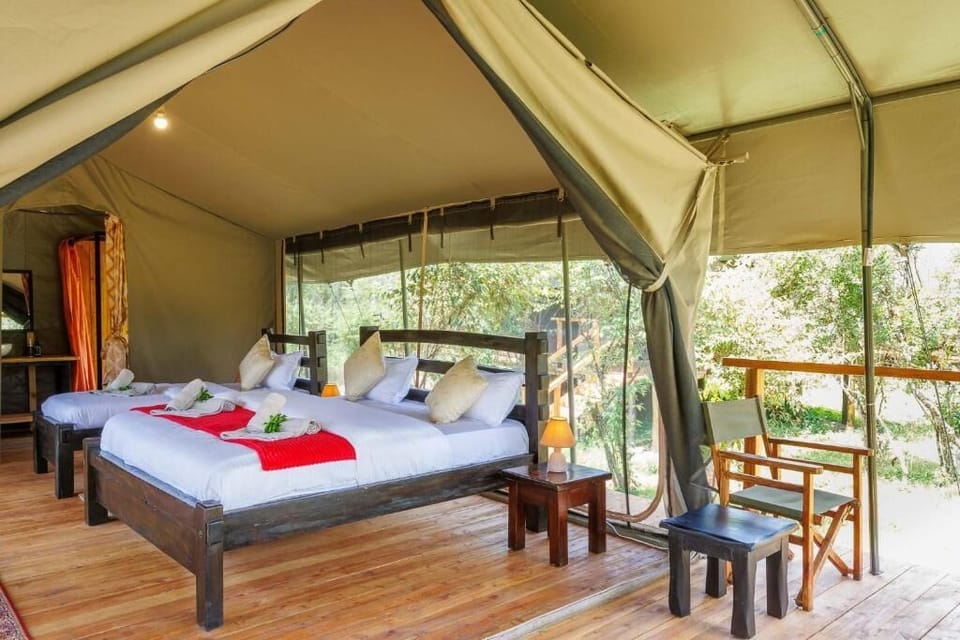 Tent, Patio, Garden View | Individually furnished, free WiFi