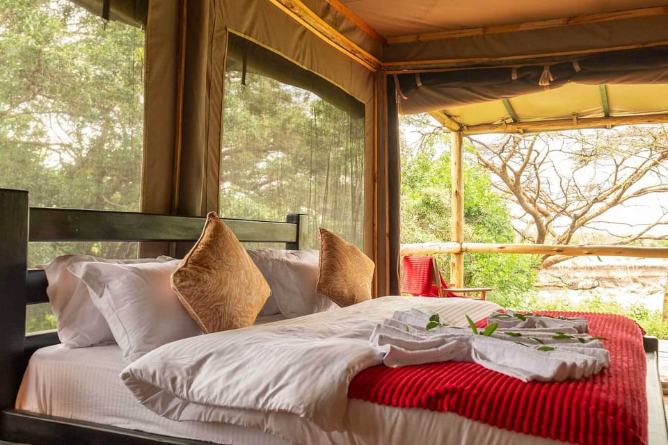 Deluxe Tent, River View | Individually furnished, free WiFi