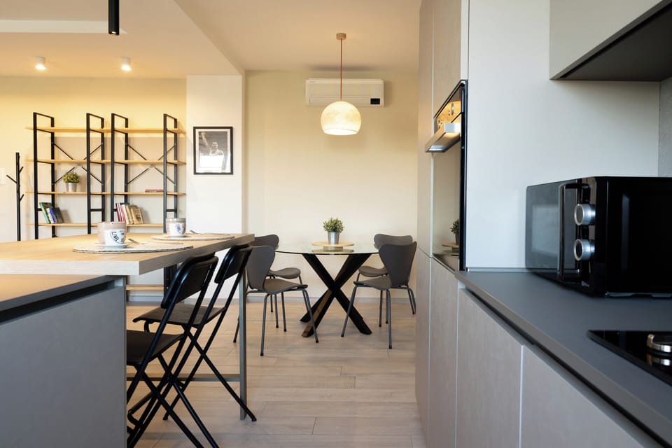 Apartment (1 Bedroom) | Private kitchen | Microwave, oven, stovetop, dishwasher