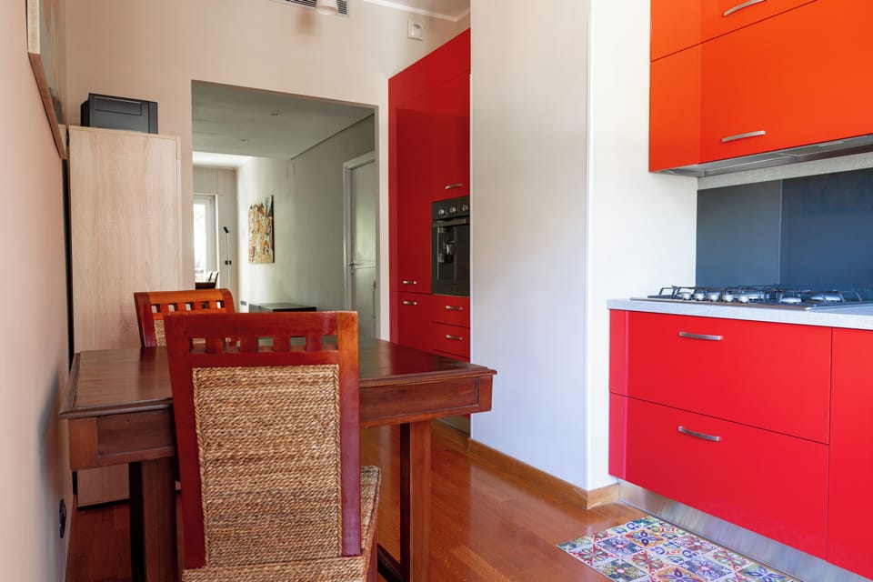 Apartment (2 Bedrooms) | Private kitchen | Microwave, oven, espresso maker, electric kettle