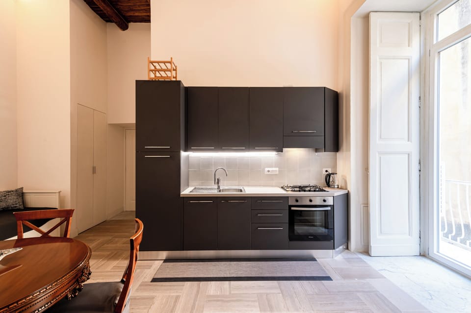 Apartment (2 Bedrooms) | Private kitchen | Espresso maker, microwave, oven, stovetop