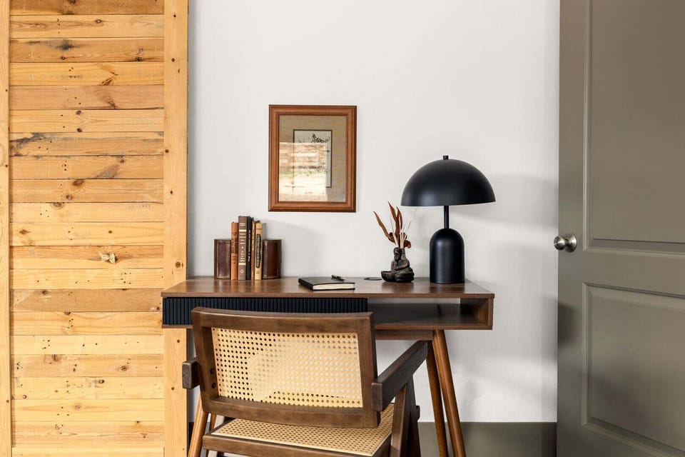 Work from home space in the primary suite.