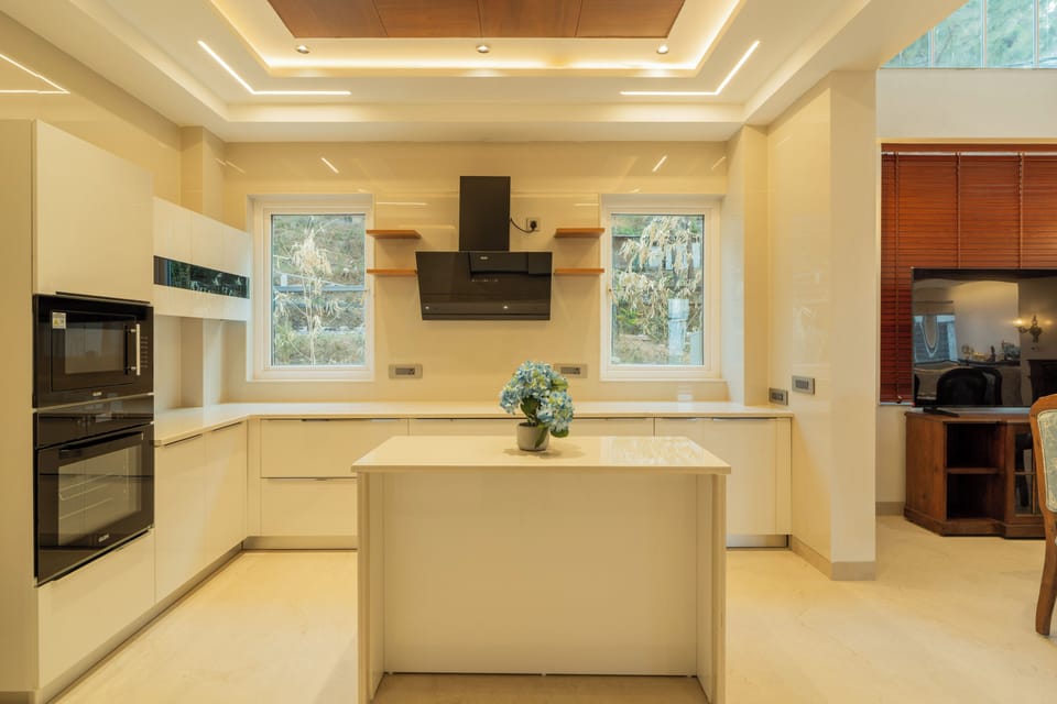 Luxury Villa, Balcony, Hill View | Private kitchen