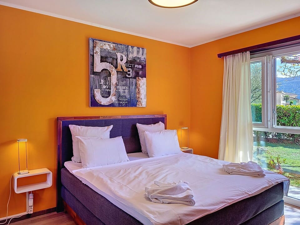 Interior Design, Furniture, Bed, Bedroom, Floor, Flooring, Room, Ceiling, Bed Sheet, Lighting