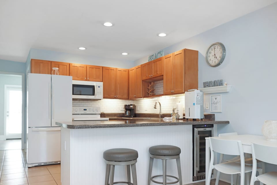 Kitchen with Bar Seating