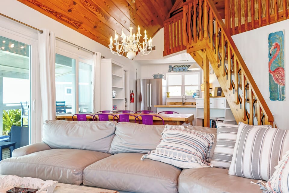 Living, Dining and Kitchen