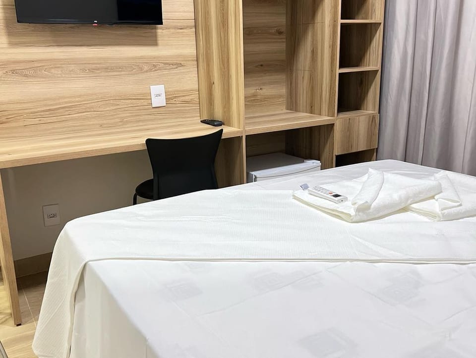 Deluxe Double Room, City View | Desk, laptop workspace, blackout drapes, soundproofing