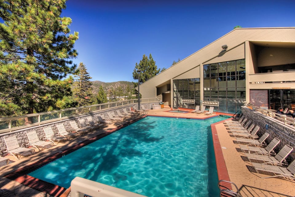 Dive into the lovely seasonal outdoor pool after a great day!