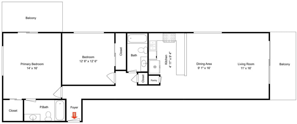 Condo (2 Bedrooms) | Property amenity