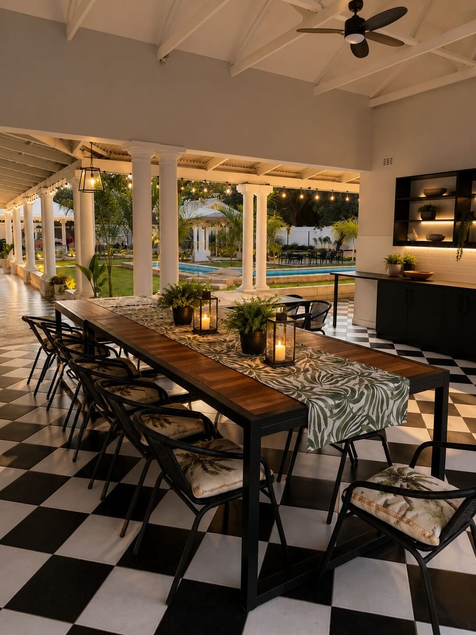 Outdoor dining