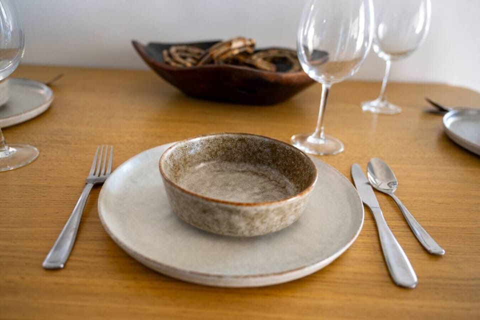 Set the table for a delightful meal.