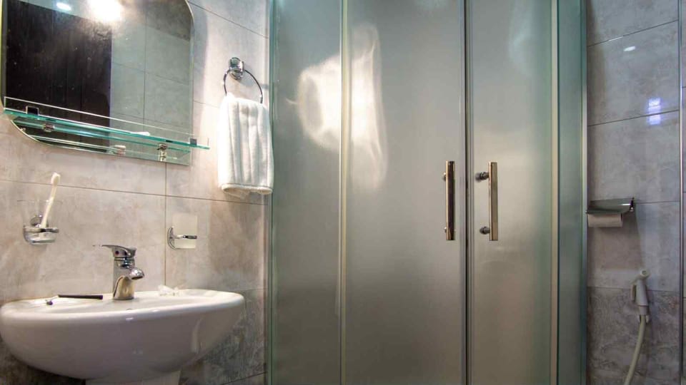 Free toiletries, hair dryer, slippers, bidet