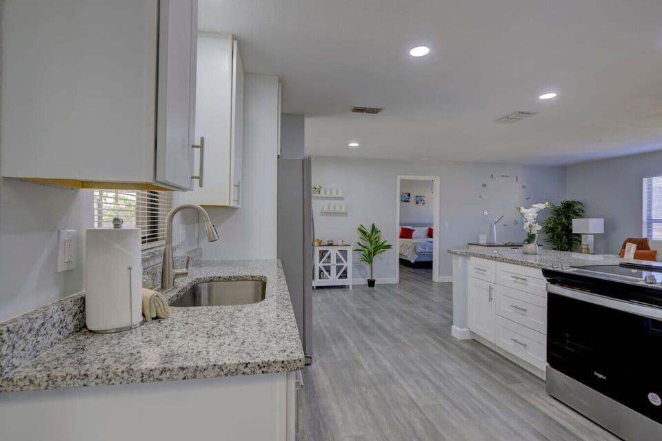 Kitchen: Sophisticated style meets smart convenience in this beautifully updated heart of the home.