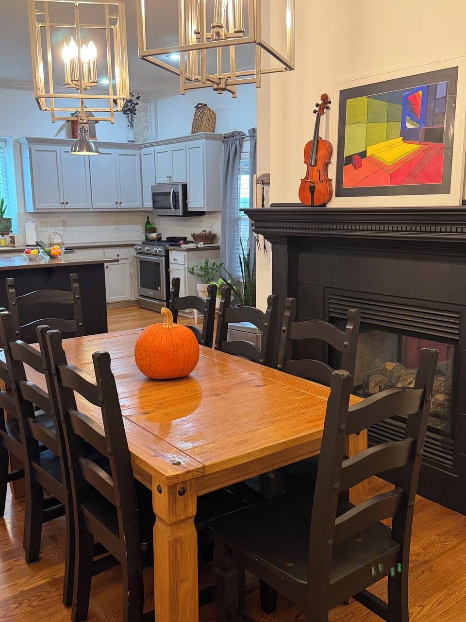Dining room seating for 8