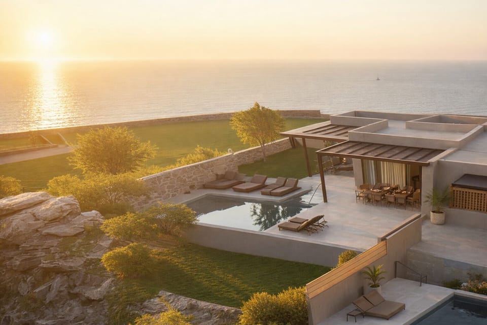 Azure Haven Villa offers multiple lounge areas, an 40m2 pool, and a refined outd