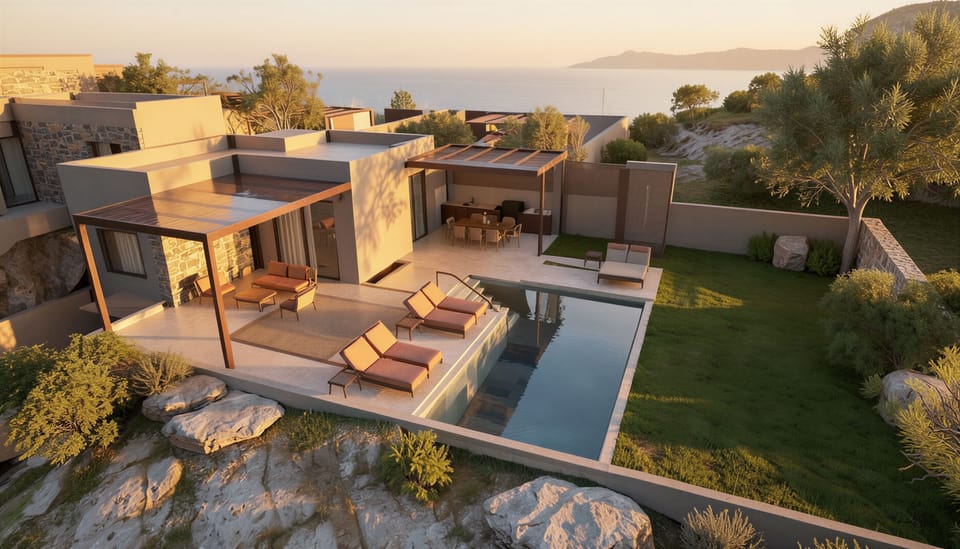 Azure Vista Villa offers multiple lounge areas.