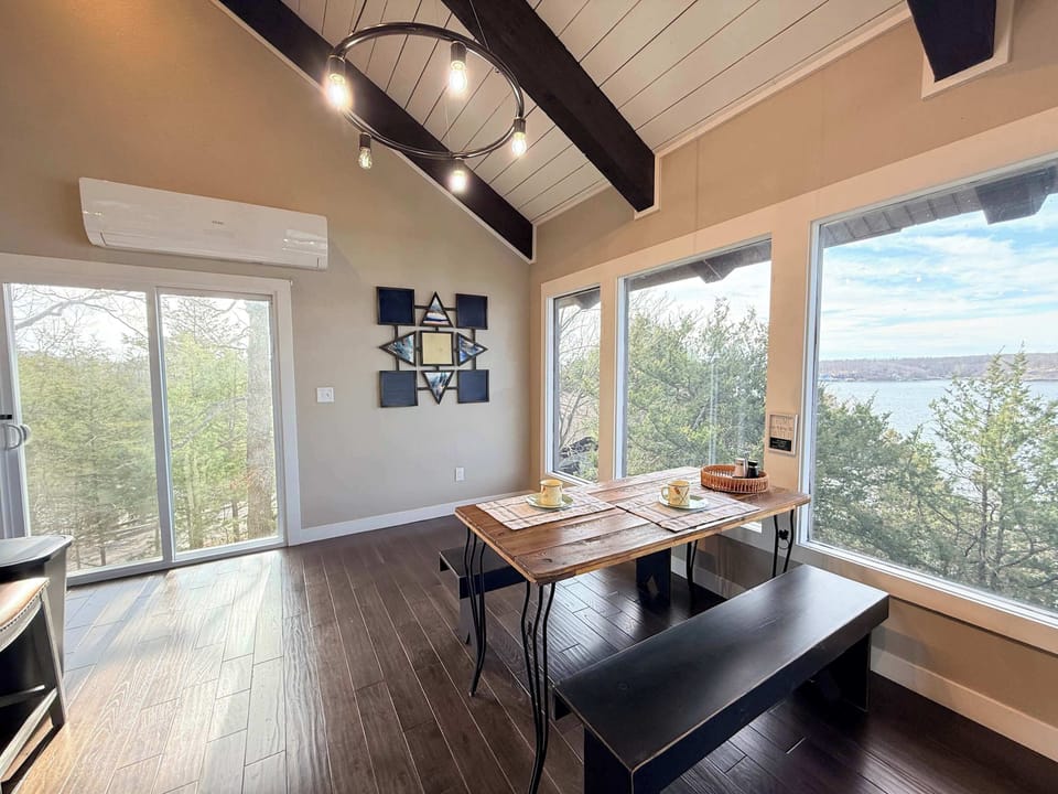 Make mealtime memories together in the open dining area​