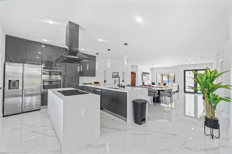 Fully equipped kitchen ready for cooking and gathering