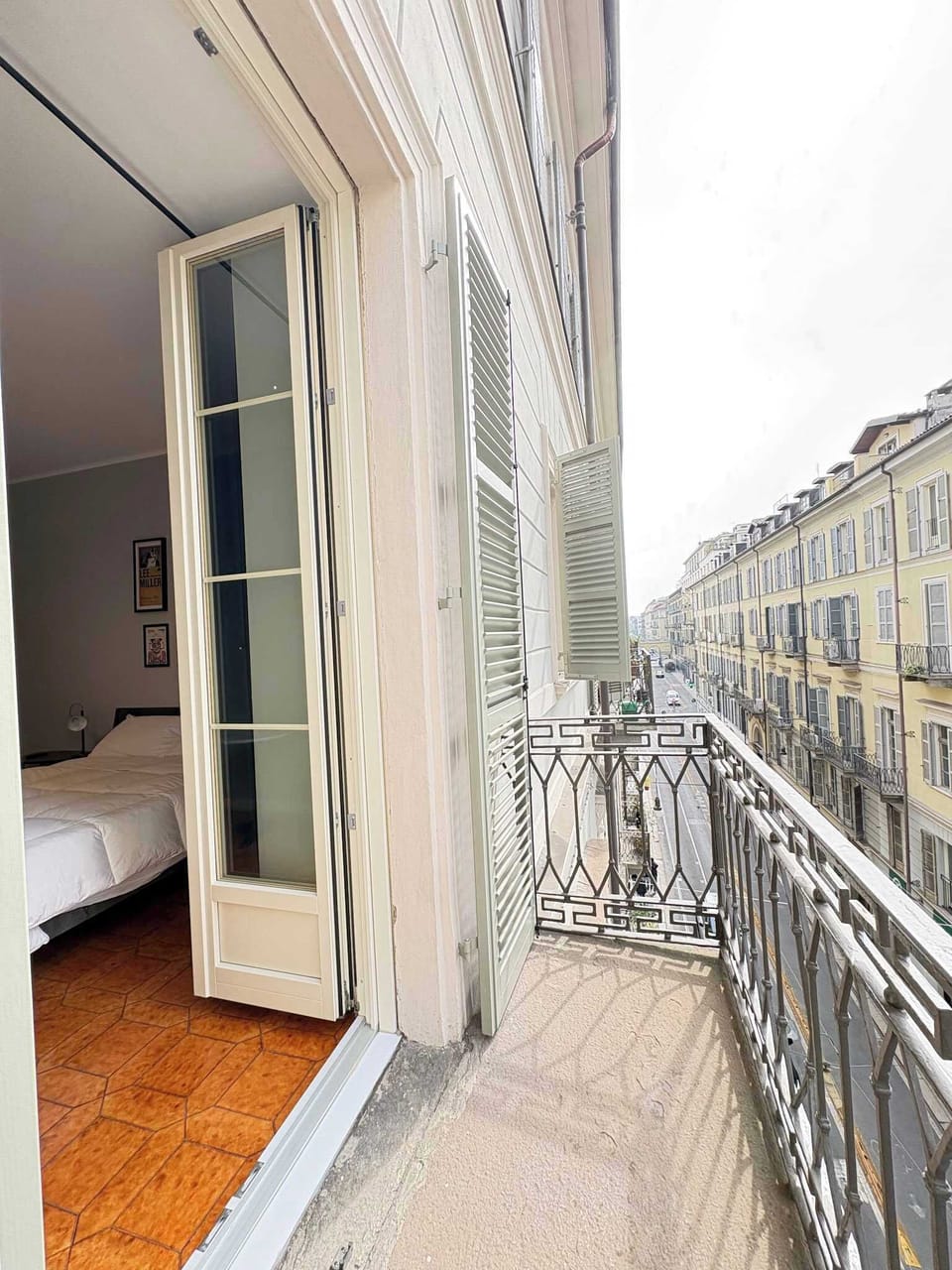 balcone con vista su Corso Matteotti 