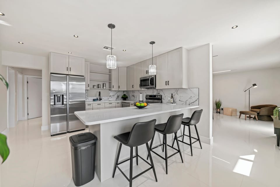 Modern kitchen fully equipped for all your cooking needs
