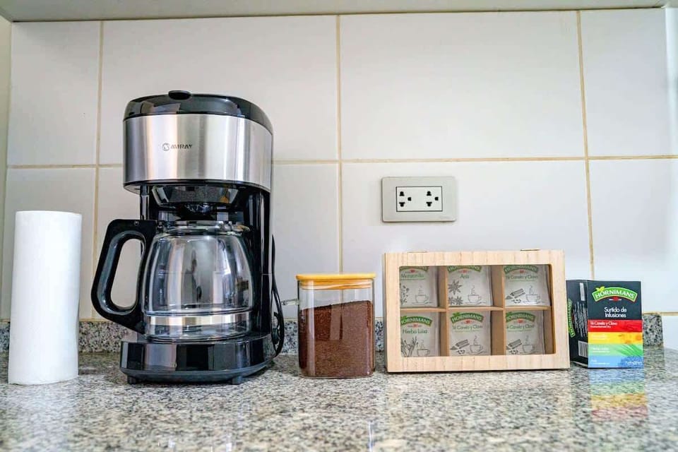 Cocina totalmente equipada - Cafe e infusiones de bienvenida