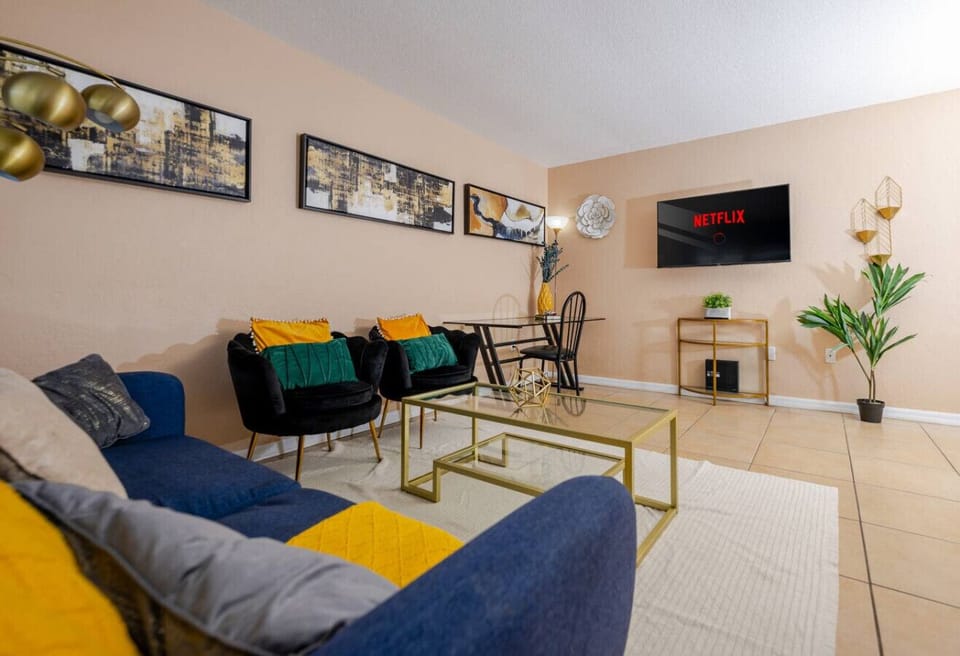Living Area: Kick back for a cinematic movie night in the ultimate comfort zone.