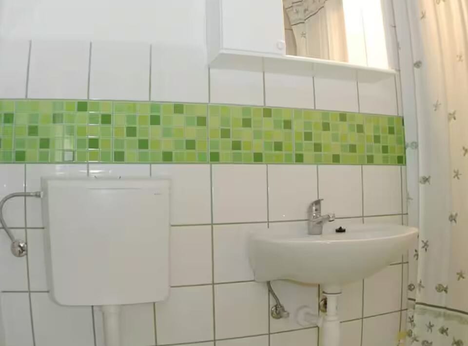 Apartment (One Bedroom Apartment) | Bathroom | Shower, towels