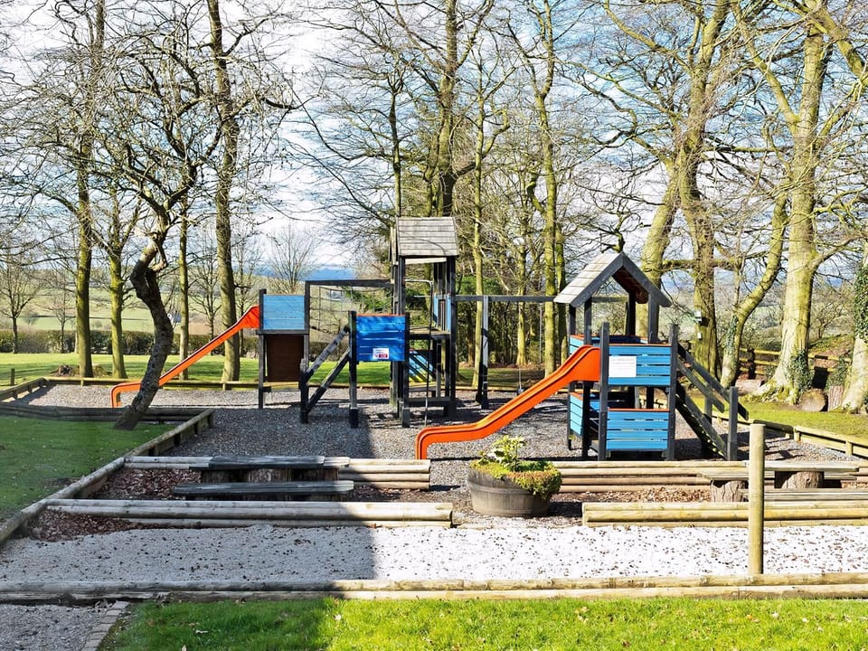 Children&rsquo;s play area with safety surface | Knockerdown Cottages, Carsington, near Ashbourne
