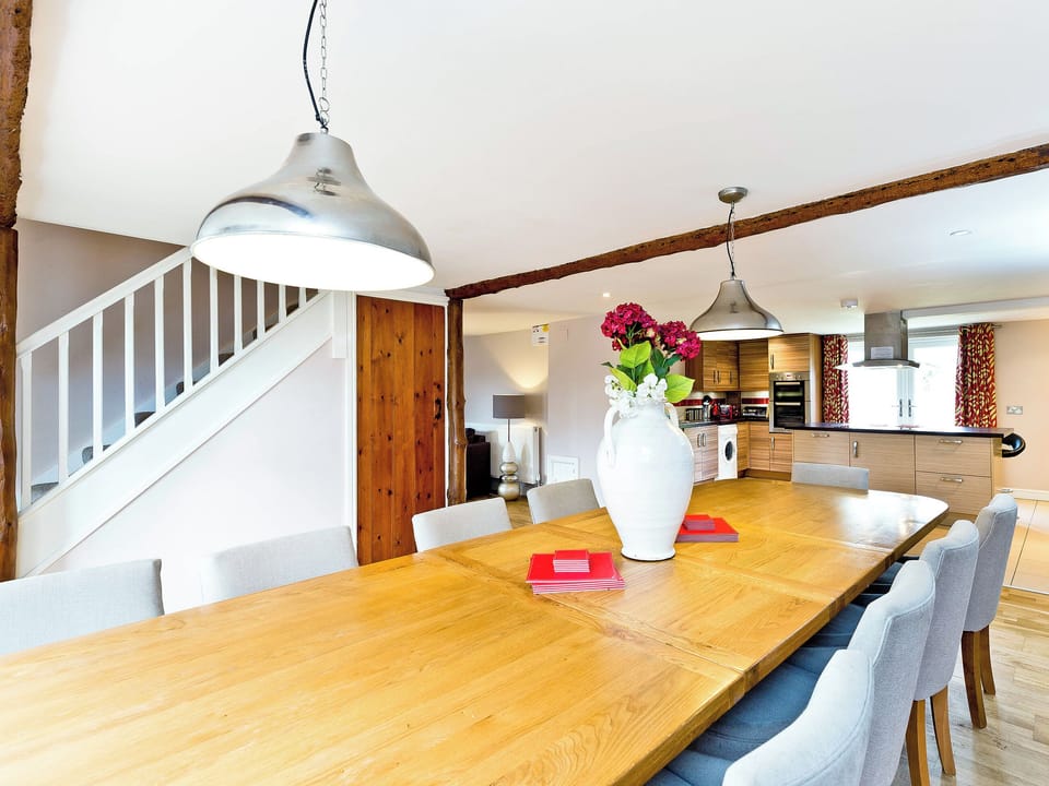 Sociable dining area | Two Dales - Knockerdown Cottages, Carsington, near Ashbourne