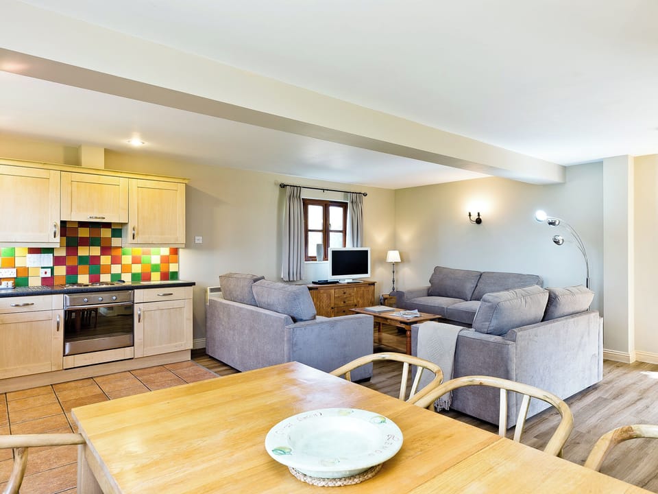 Beautifully designed open plan living space | Edale Cottage - Knockerdown Cottages, Carsington, near Ashbourne