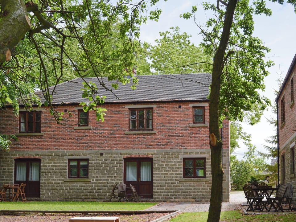 Sitting out area at rear of property | Butterton Cottage - Knockerdown Cottages, Carsington, near Ashbourne