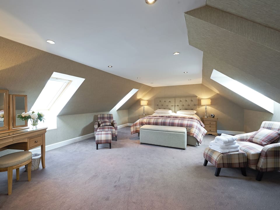 Double bedroom | Home Farm - Glendaruel Lodge, Glendaruel
