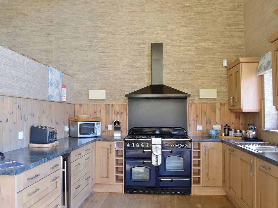 Open plan living/dining room/kitchen | Ness Castle Estate - Ghillie&rsquo;s Lodge, Inverness