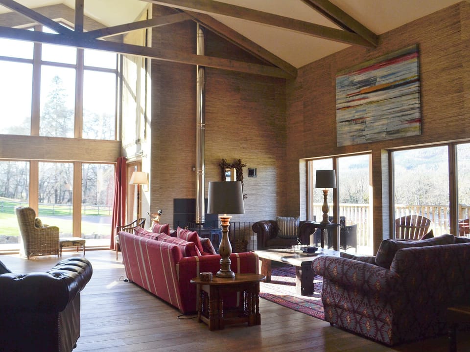 Open plan living/dining room/kitchen | Ness Castle Estate - Ghillie&rsquo;s Lodge, Inverness