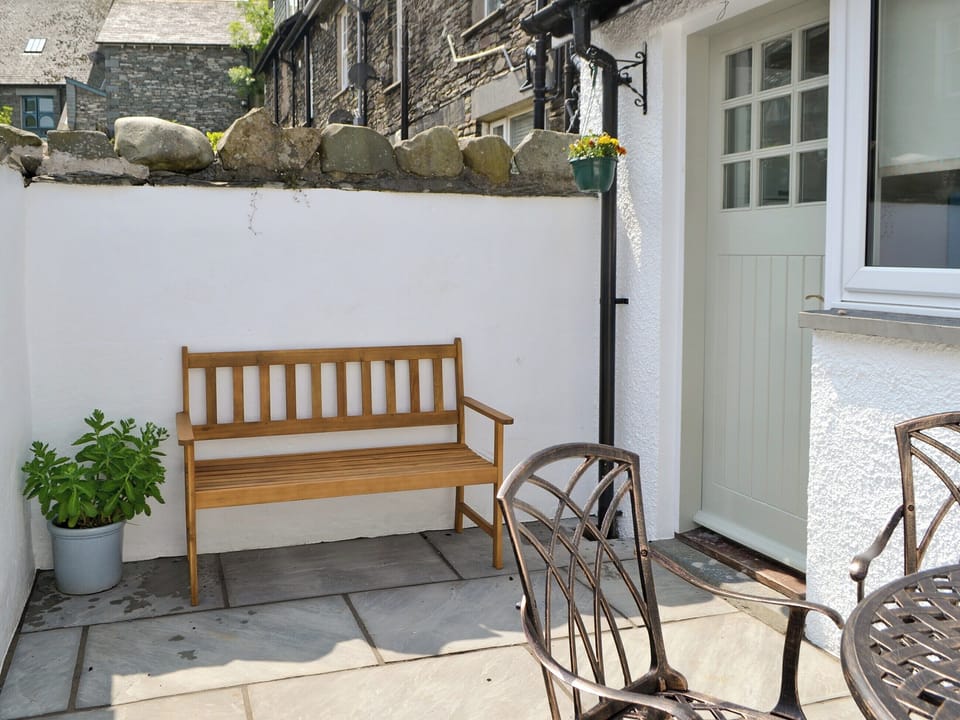 Enclosed rear courtyard | Water Howes Cottage, Ambleside