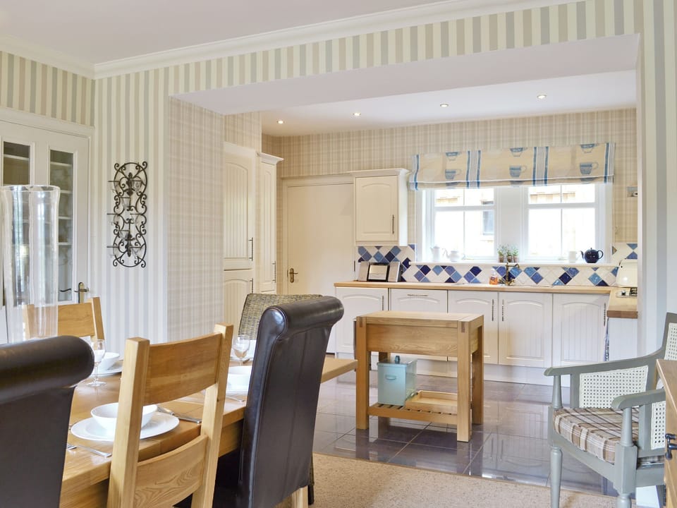 Kitchen/diner | Ness Castle Estate - Benula Lodge, Inverness