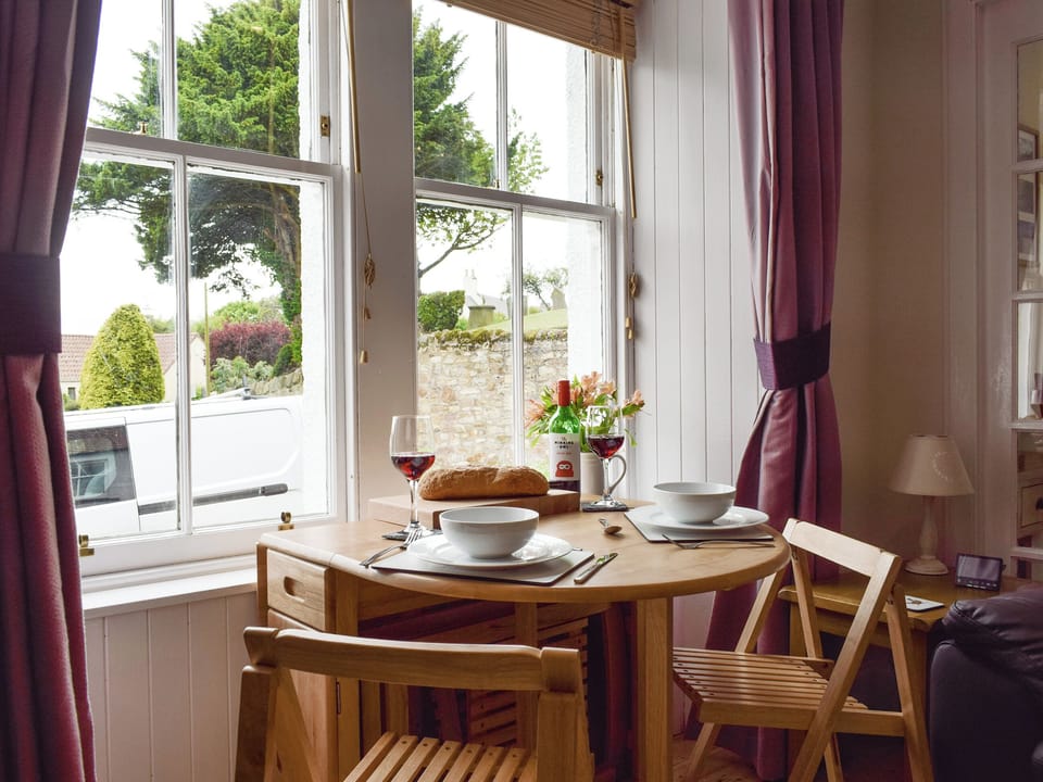 Intimate dining area | Kirkview Cottage, Upper Largo, near Leven