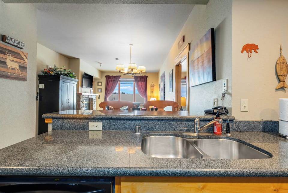 Kitchen island.