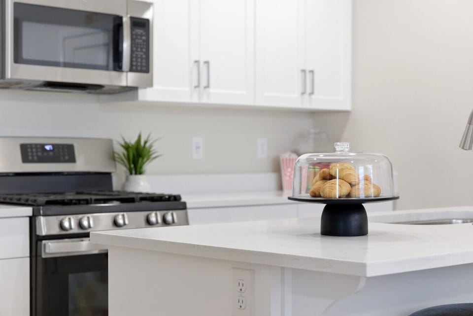 Kitchen Paradise: Sleek countertops and modern appliances make cooking a delight!