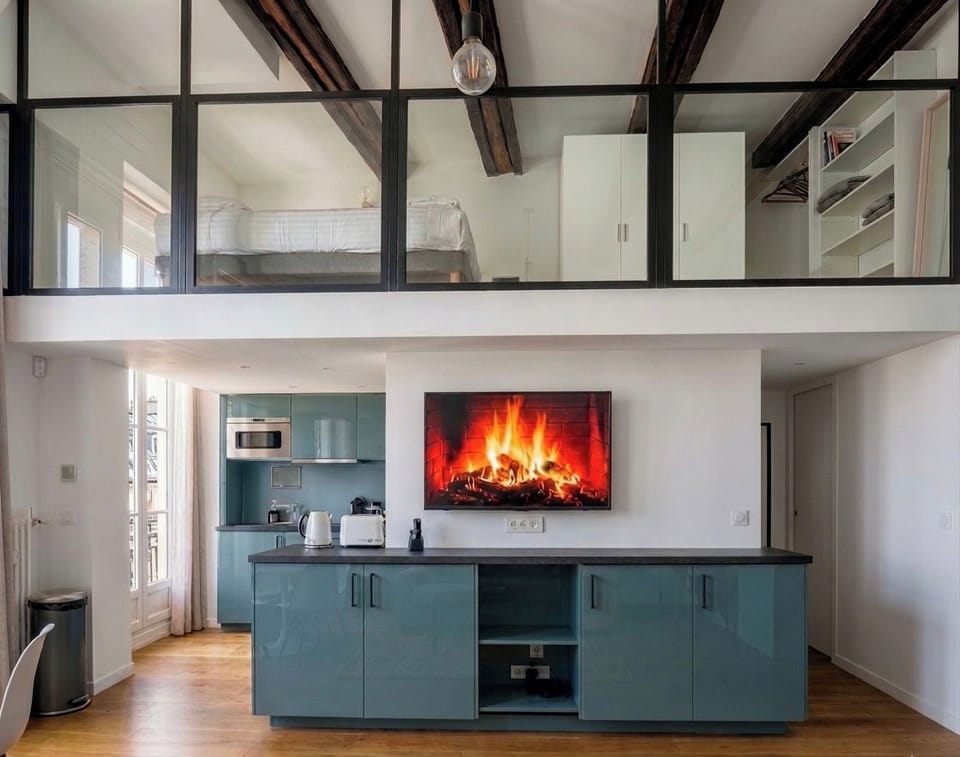 Le Loft d'Or - Climatisé & à 5 min de la plage Apartment in Nice