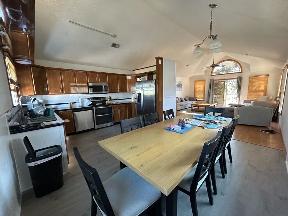 Large, open kitchen