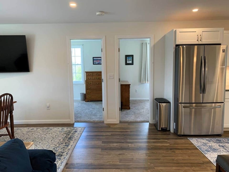 View into Bedroom 1 and Bedroom 2