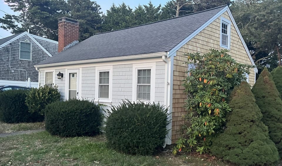 Cottage was recently reshingled and painted in 2026