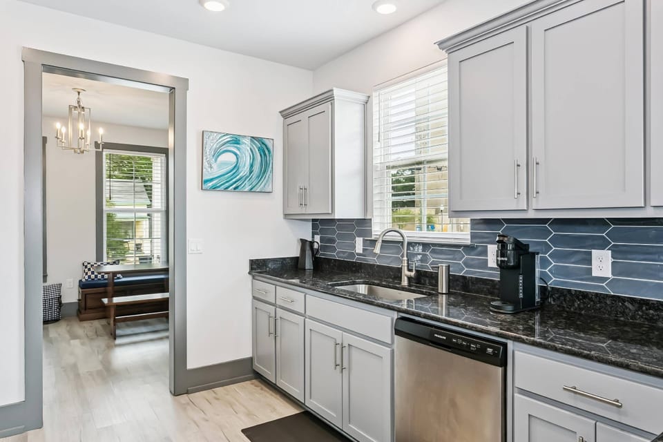 Fully equipped kitchen with everything you need